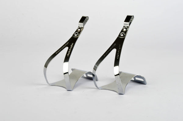 NEW Christophe steel Toe Clip set in size M from the 1980s NOS