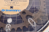 NOS Shimano Biopace chainring with 44 teeth and 130 BCD from 1988