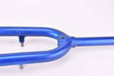 26" Blue MTB Steel Fork with Eyelets for Fenders