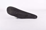 NOS Black Suede Leather Saddle from the 1970s / 1980s