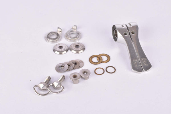 Campagnolo Record Doppler Retro Friction braze on Gear Lever Shifter Set from the 1980s