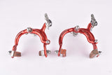 Weinmann AG (730, 810) De Luxe red anodized single pivot brake calipers from the 1950s -  1960s