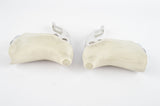 Second Generation Campagnolo C-Record brake lever set with white hoods