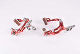 Weinmann AG (730, 810) De Luxe red anodized single pivot brake calipers from the 1950s -  1960s