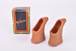 NOS/NIB Olimpic Natural (brown) brake lever hoods from the 1970s - 1980s