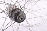 NOS 28" Wheelset with Wolber Super Champion Arc-En-Ciel tubular Rims and Shimano NEW 600 EX #FH-6207 and #HB-6207 6-speed Hubs from the 1980s
