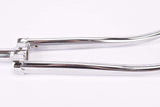 NOS 28" Chrome Lung Steel Fork with Eyelets for Fenders and Rack