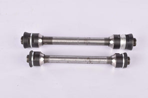 NOS Campagnolo Nuovo Record #1034 / #1035 complete front & rear Hub Spare Axle Unit #1001/4S & 1006/5S from 1976 / 1977