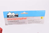 NOS/NIB Christophe MT. Mountainbike Toe Clip Set, Size Large in Red from the 1990s