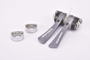 NOS Shimano Dura-Ace #SL-7401 braze-on 7-speed SIS gear lever shifter set from the 1980s