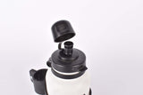 NOS white Scott Racing small "mini" water bottle and black water bottle cage