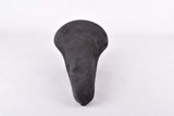 NOS Black Suede Leather Saddle from the 1970s / 1980s