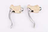 Weinmann non-aero Brake lever set with white hoods from the 1980s
