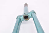 28" Green Steel Fork with Eyelets for Fender and Braze-on for Dynamo