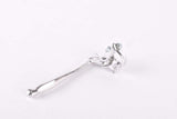 Alhonga right brake lever for flat bars in silver