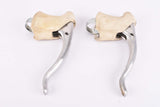 Weinmann non-aero Brake lever set with white hoods from the 1980s