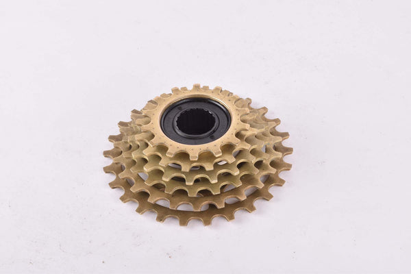 NOS Regina Extra Synchro 90-S Oro 6-speed golden Freewheel with 14-26 teeth and english thread from the 1980s - 1990s