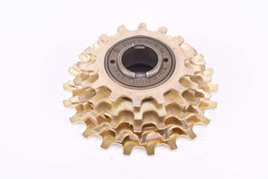 NOS Shimano first generation Dura-Ace #FA-100 5-speed golden Freewheel with 14-22 teeth and english thread from 1977