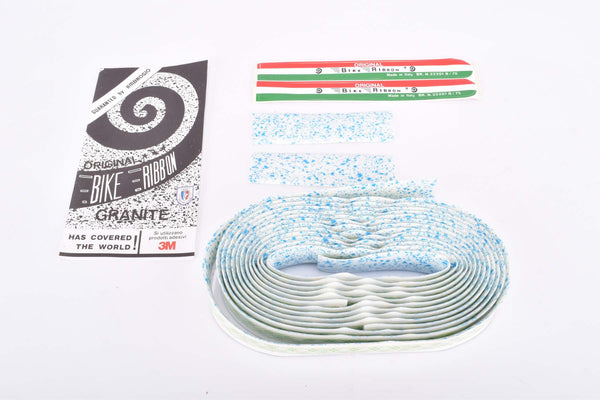 NOS/NIB Blue and White Granite Ambrosio Bike Ribbon  handlebar tape