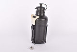 NOS white Scott Racing small "mini" water bottle and black water bottle cage