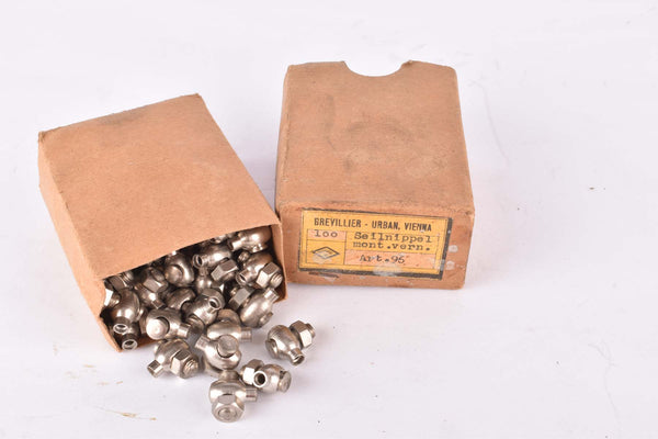 NOS Bundu Brevillier-Urban Vienna nickel plated screw on Cablenipple (Schraub-Seilzugnippel)