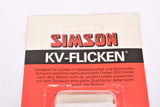 NOS Simson KV-Flicken (kaltvulkanisiert) set of 10 tire repair rubber patches in 34 x 24 mm