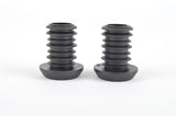 Black Bar End Handlebar plug set