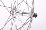 NOS 28" Wheelset with Wolber Super Champion Arc-En-Ciel tubular Rims and Shimano NEW 600 EX #FH-6207 and #HB-6207 6-speed Hubs from the 1980s
