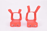 NOS/NIB Christophe MT. Mountainbike Toe Clip Set, Size Large in Red from the 1990s