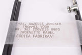 NOS front drum brake cable and housing, fits Gazelle Juncker
