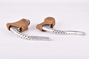 CLB Sulky Competition Brake Lever Set with brown hoods from the 1970s - 1980s