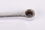 Gnutti non fluted left crank arm for splined bottom bracket in 170mm length from 1950s