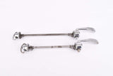 Campagnolo quick release set Record and Super Record, #1001/3 and #1006/8 front and rear Skewer from the 1970s - 80s