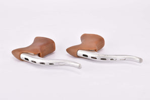 Dia Compe Aero Gran Compe #AGC250 aero brake lever set with brown hoods from the 1980s