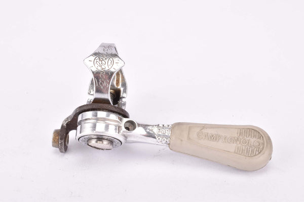 Campagnolo first generation Gran Sport #1013/1 single right hand clamp on Gear Lever Shifter with grey rubber cover #173 from the 1950s - 1960s