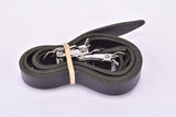 NOS Black Vintage leather pedal toe clip straps