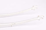 28" Pearl White Trekking Steel Fork with Eyelets for Fenders, Rack and Low Rider