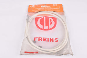 NOS CLB Superlight (only 85g.) white brake cable and housing set from the 1980s