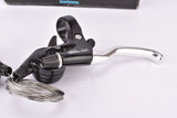 NOS/NIB Shimano Deore LX #ST-M560 STI 3x7-speed SIS Rapidfire gear shifting SRS brake lever Set from the 1990s