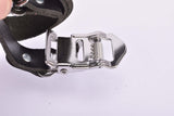 NOS Black Vintage leather pedal toe clip straps