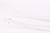 28" Pearl White Trekking Steel Fork with Eyelets for Fenders, Rack and Low Rider