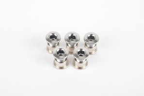 Chainring bolt set for double cranksets