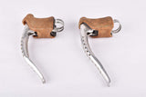 CLB Sulky Competition Brake Lever Set with brown hoods from the 1970s - 1980s
