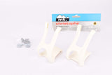 NOS/NIB Christophe MT. Mountainbike Toe Clip Set, Size Medium in White from the 1990s