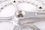 Cambio Rino silver finished fluted Crankset with 42/52 teeth and 170mm length from the 1980s
