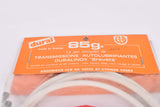 NOS CLB Superlight (only 85g.) white brake cable and housing set from the 1980s