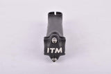 ITM Road Racing1 1/8" ahead stem in size 120mm with 25.4 mm bar clamp size from the 2000s