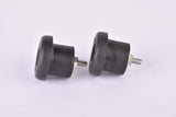 Black Velox screw on handlebar end plugs from the 1970s / 1980s