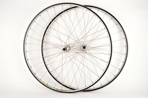 Wheelset with Mavic Open 4 Ceramic Clincher Rims and Campagnolo Record #1034 hubs from the 1980s