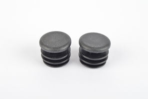 Black Bar End Handlebar plug set